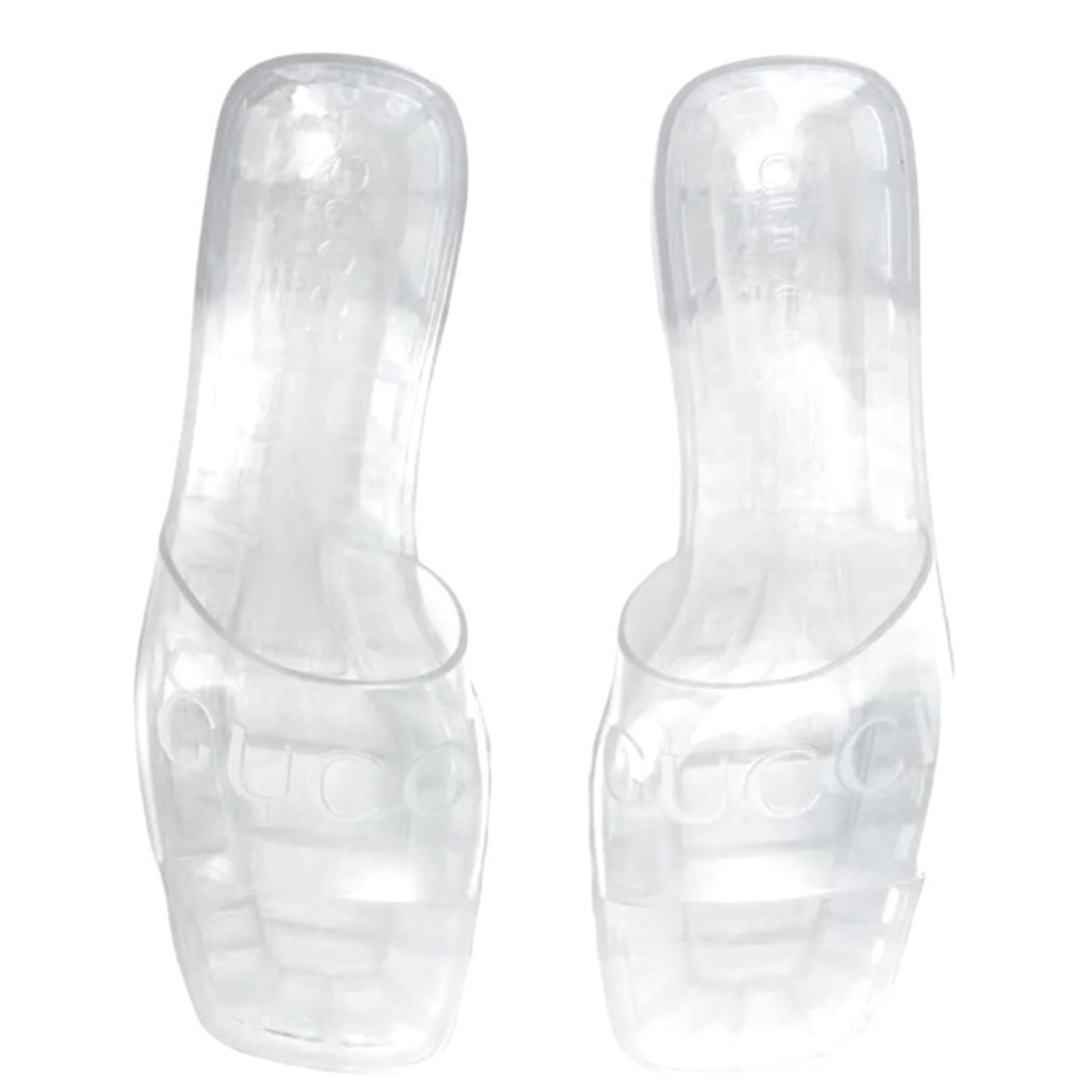 Clear Gucci Slides Size 41